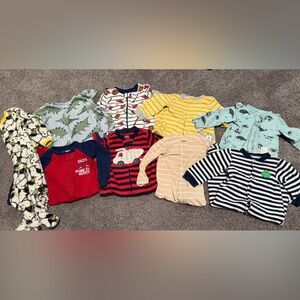 6-9 month footed sleepers